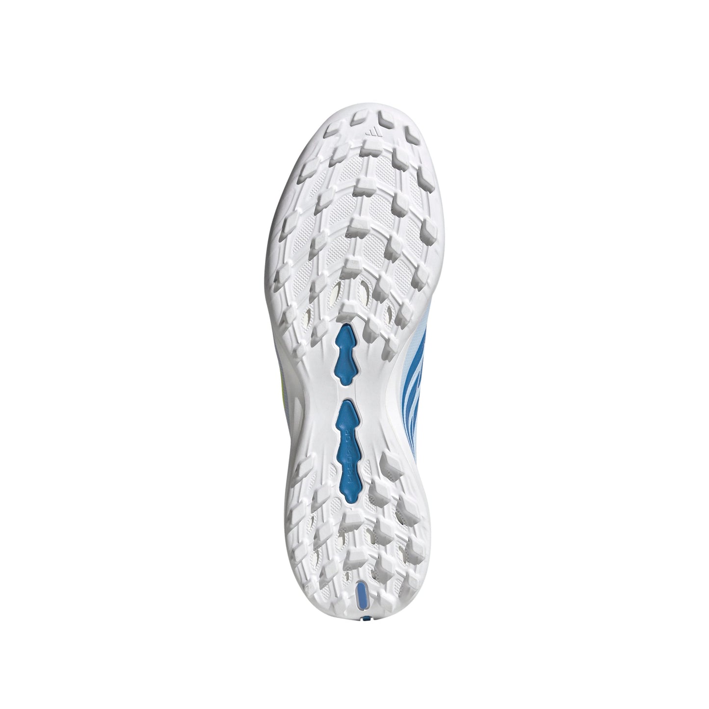 adidas Predator League FoldTongue Turf Soccer Cleats-  Crystal Sky/ Ray Blue/Team Solar Yellow 2