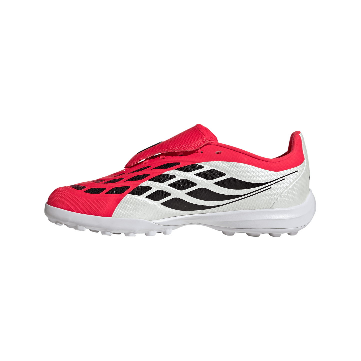 adidas Junior Predator League FT Fold Tongue TF Turf Soccer Shoes - Blue/ Lucid Ray/ Team Solar