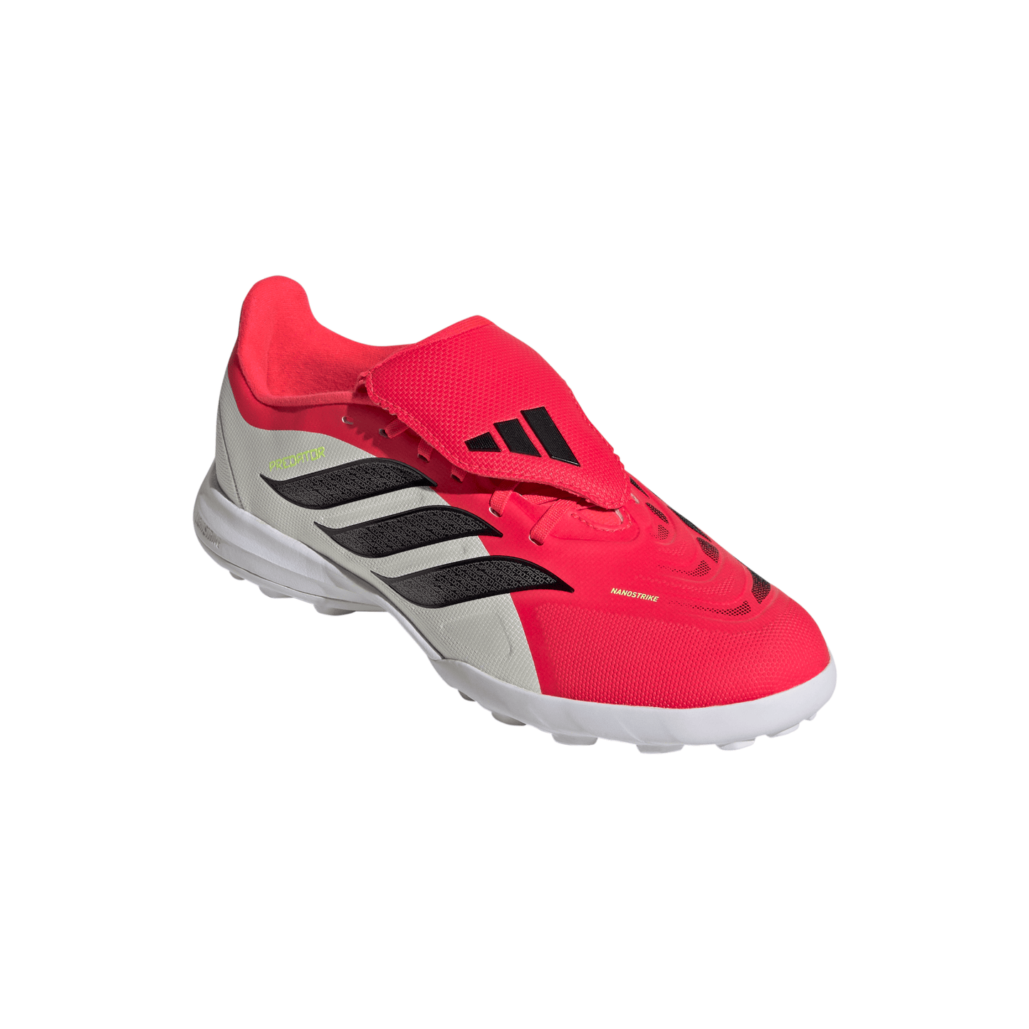 adidas Junior Predator League FT Fold Tongue TF Turf Soccer Shoes - Blue/ Lucid Ray/ Team Solar