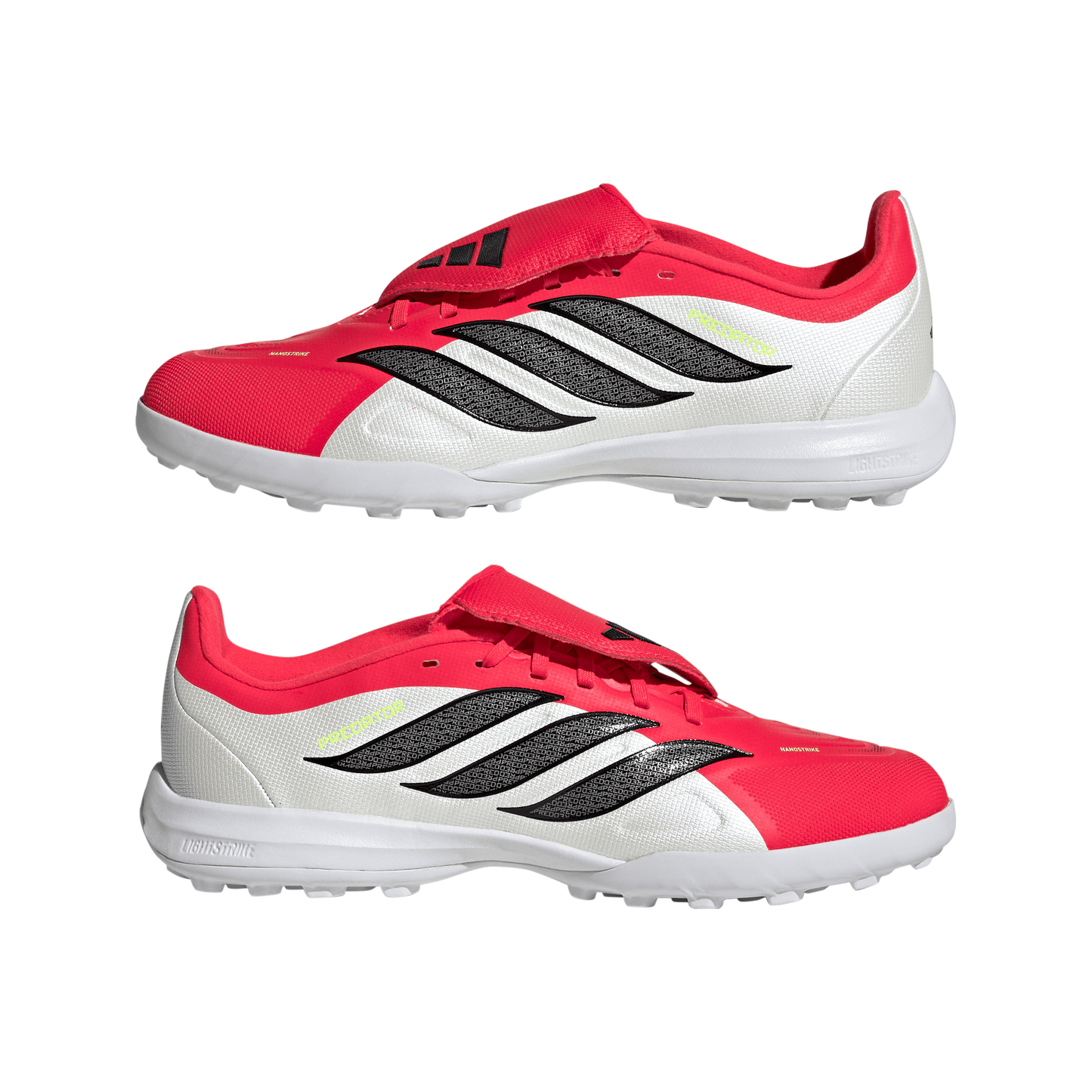 adidas Junior Predator League FT Fold Tongue TF Turf Soccer Shoes - Blue/ Lucid Ray/ Team Solar