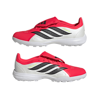 adidas Junior Predator League FT Fold Tongue TF Turf Soccer Shoes - Blue/ Lucid Ray/ Team Solar