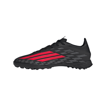 adidas F50 Pro TF Turf Soccer Cleats- Core Black / Lucid Red / Core Black