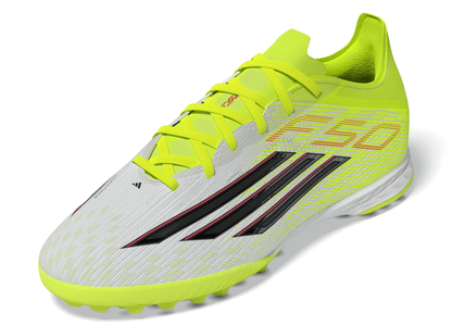 adidas F50 Pro TF Turf Soccer Shoes - Tesoye/ CBlack/ Lucred