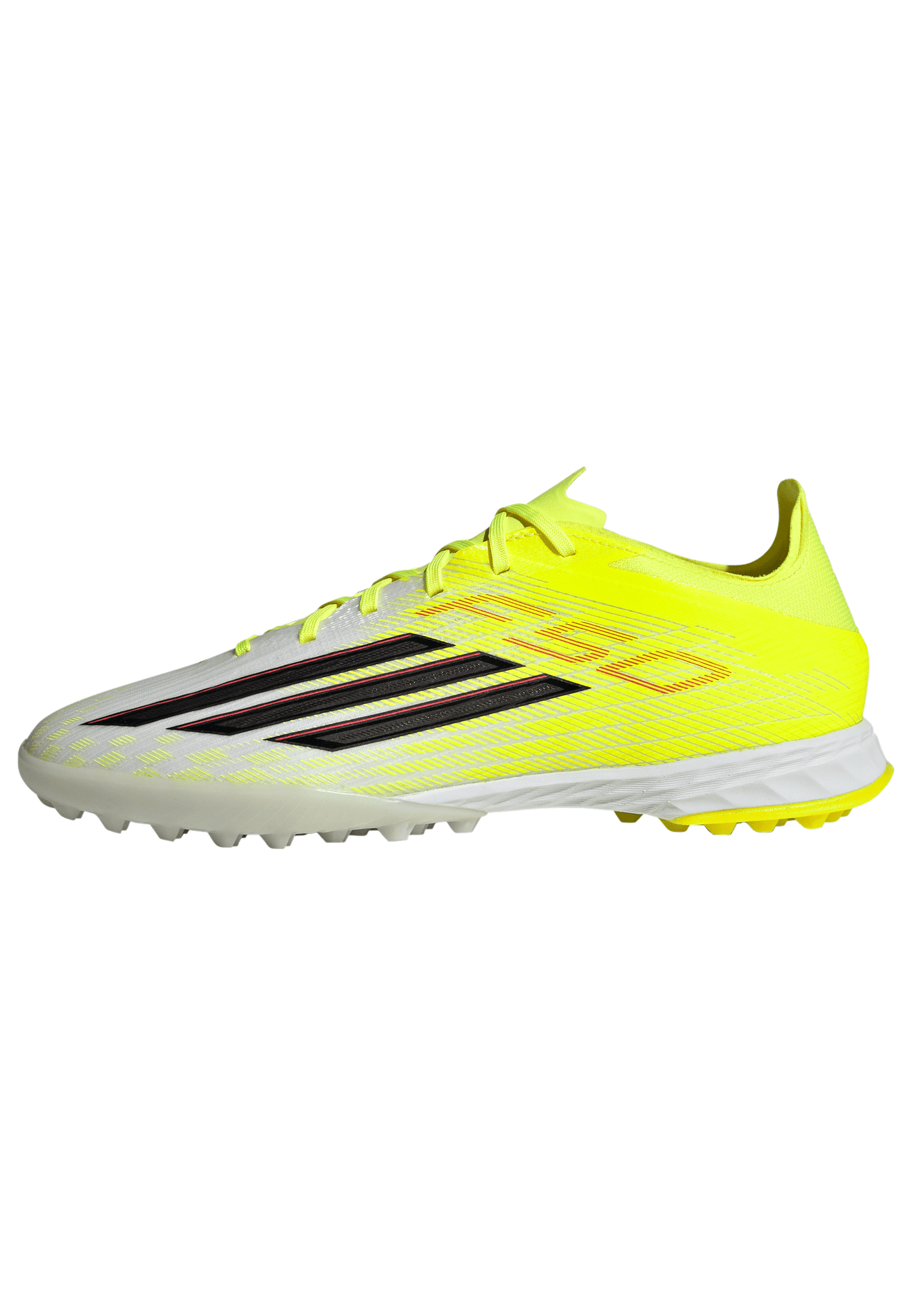 adidas F50 Pro TF Turf Soccer Shoes - Tesoye/ CBlack/ Lucred