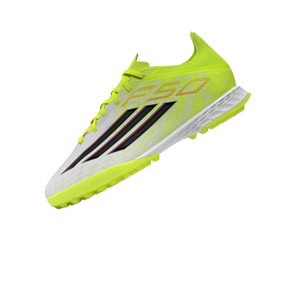 adidas F50 Pro TF Turf Soccer Shoes - Tesoye/ CBlack/ Lucred