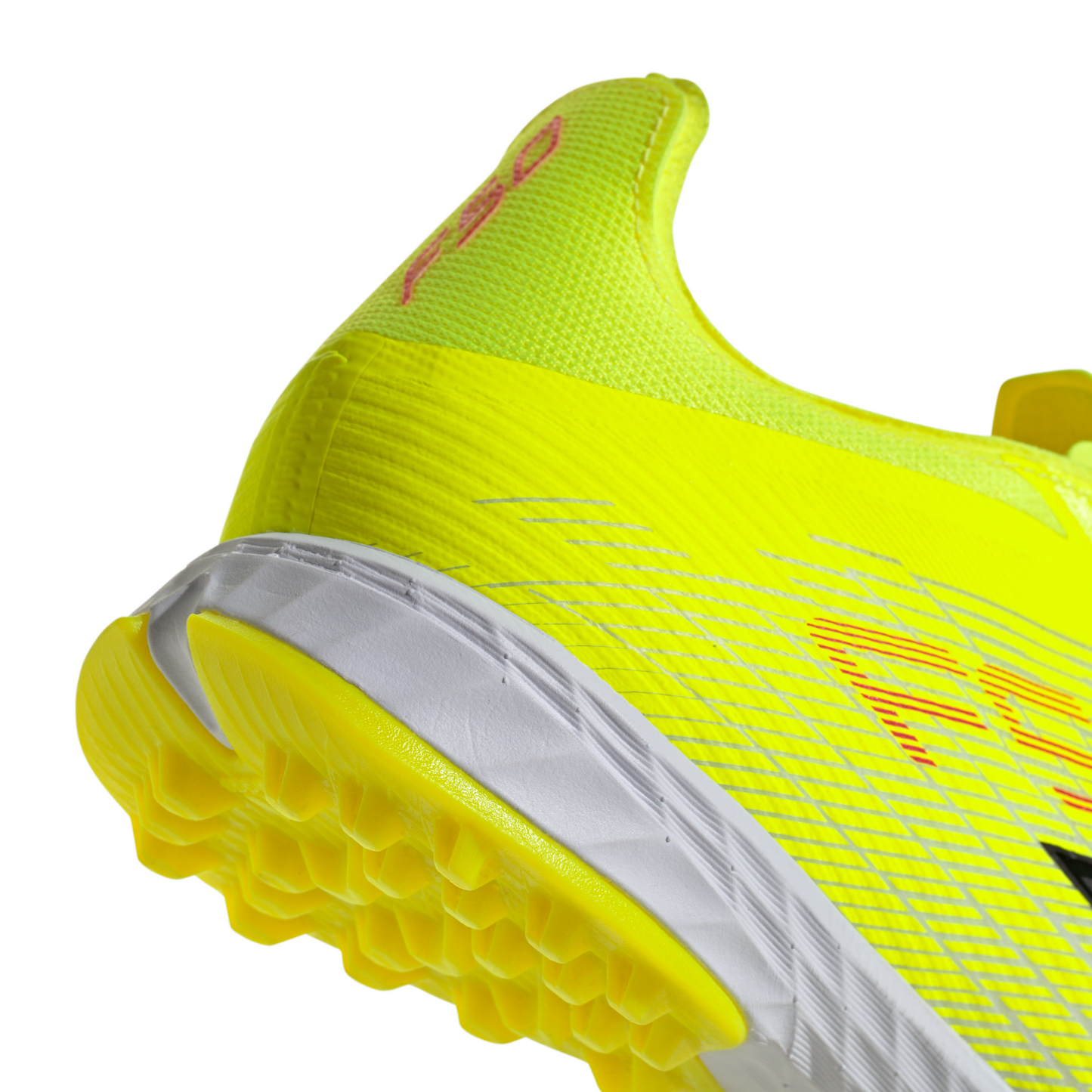 adidas F50 Pro TF Turf Soccer Shoes - Tesoye/ CBlack/ Lucred