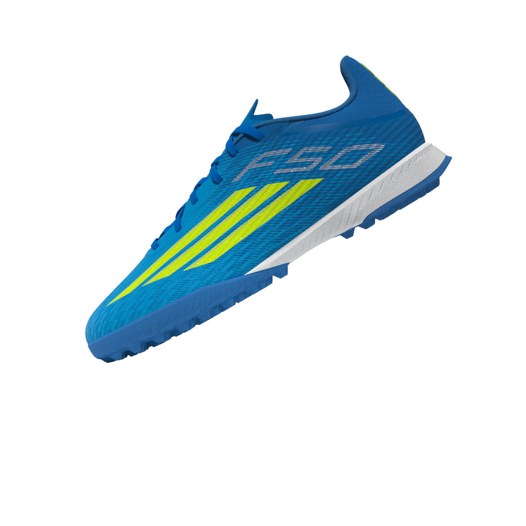 adidas F50 League TF Turf Soccer Shoes - Blue/ Lucid Ray/ Team Solar