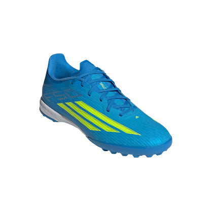 adidas F50 League TF Turf Soccer Shoes - Blue/ Lucid Ray/ Team Solar