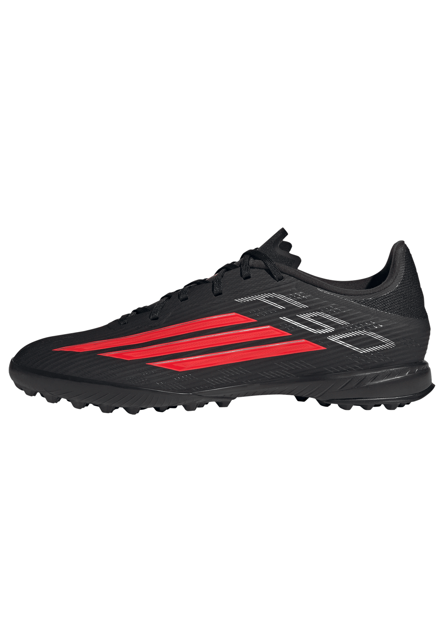 adidas F50 League TF Turf Shoes - CBlack/ Lucred/ CBlack