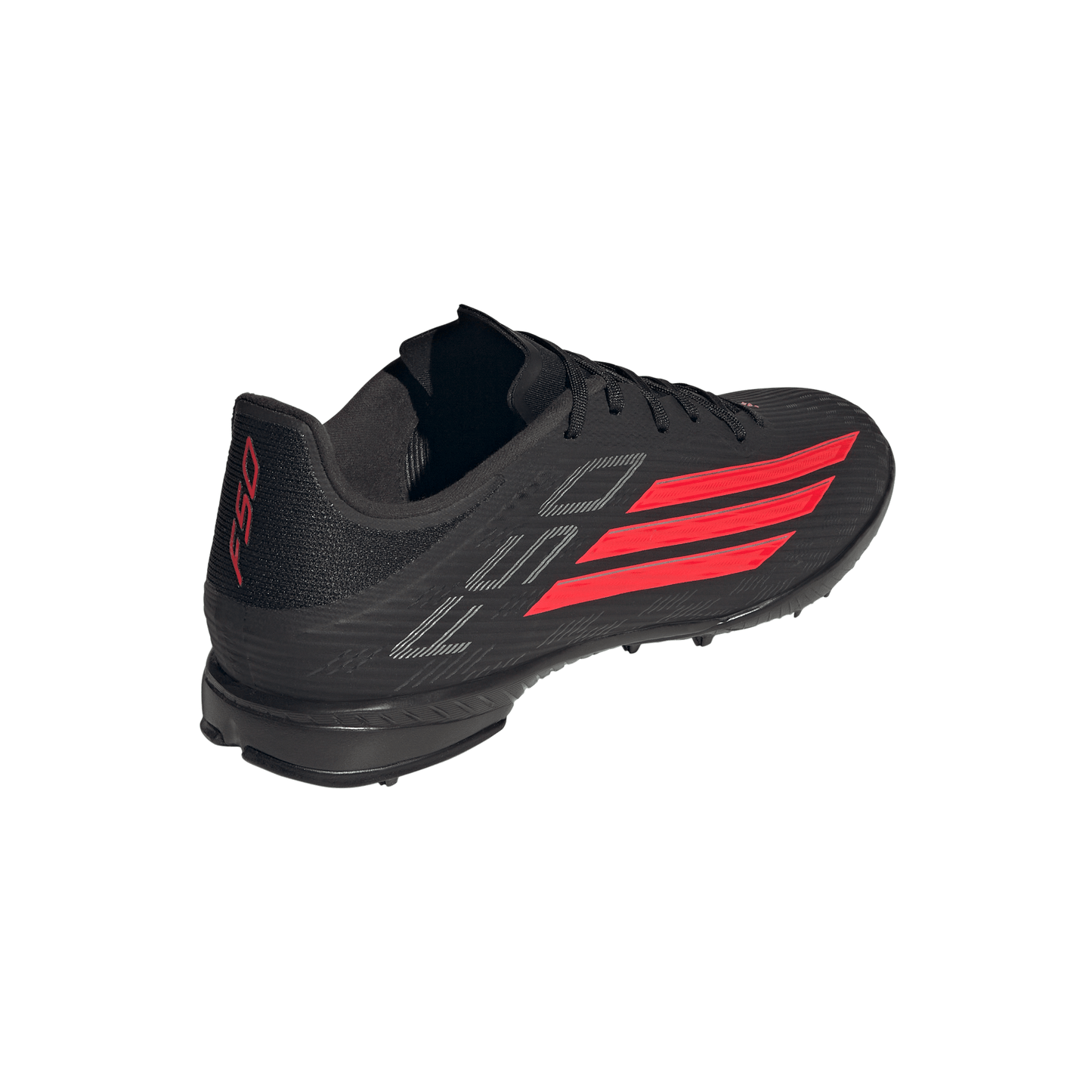 adidas F50 League TF Turf Shoes - CBlack/ Lucred/ CBlack