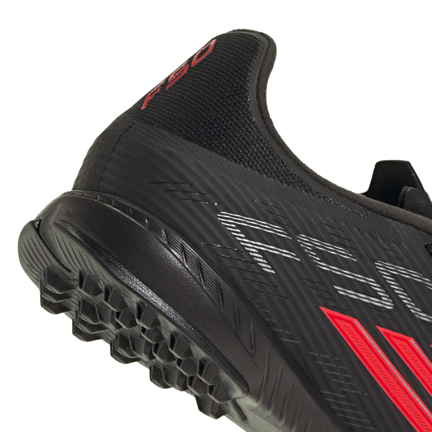 adidas F50 League TF Turf Shoes - CBlack/ Lucred/ CBlack