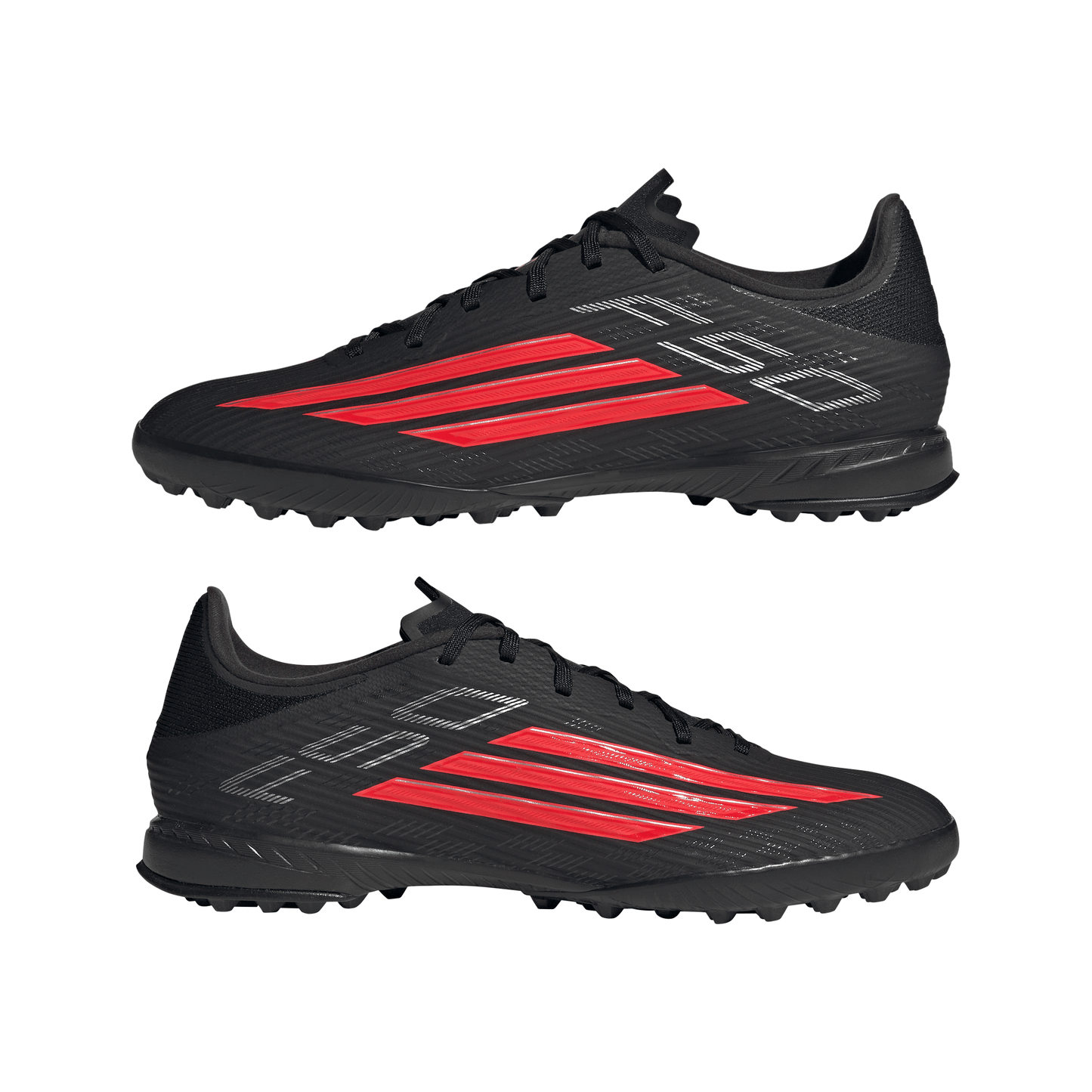 adidas F50 League TF Turf Shoes - CBlack/ Lucred/ CBlack