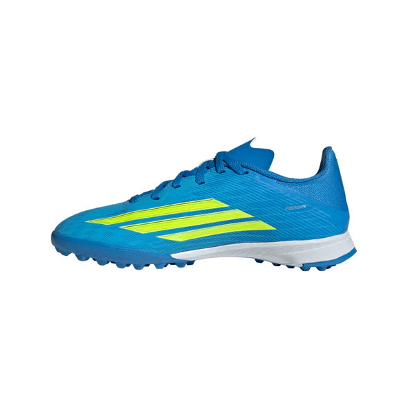 adidas Junior F50 League TF Turf Soccer Shoes - Blue/ Lucid Ray/ Team Solar