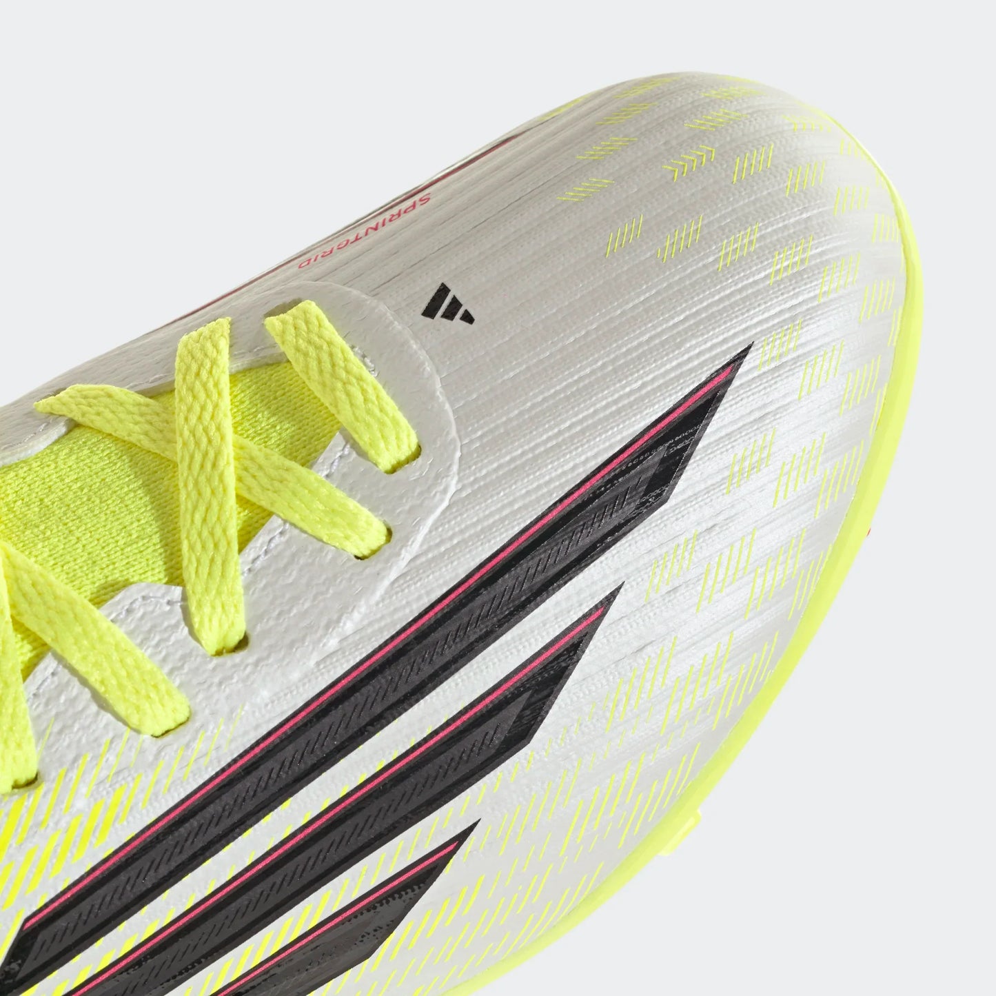 adidas Junior F50 Mid League FG/MG Firm Ground Soccer Cleat - Team Solar Yellow/Core Black/Lucid Red