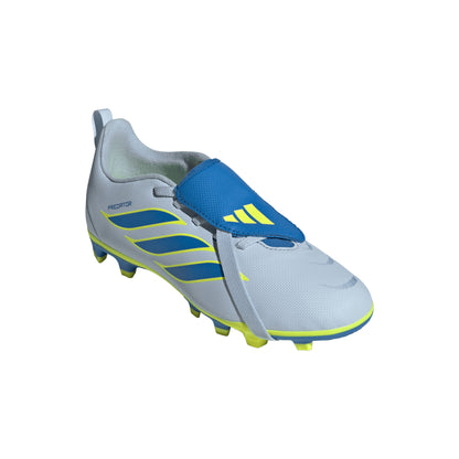 adidas Predator Club FT EL FG Firm Ground Junior -  Crytal Sky/ Ray Blue/ Team Solar