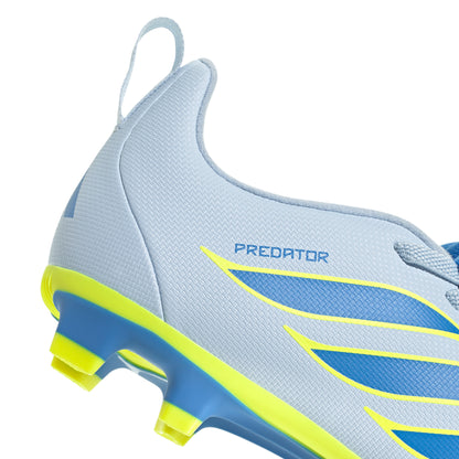 adidas Predator Club FT EL FG Firm Ground Junior -  Crytal Sky/ Ray Blue/ Team Solar