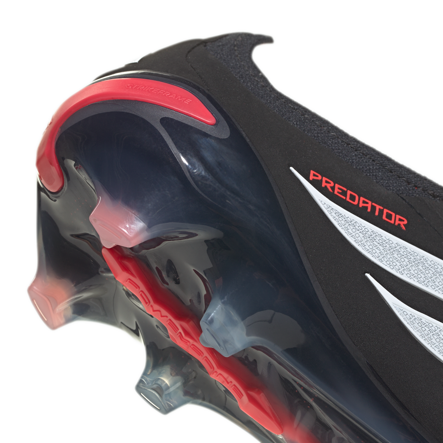 adidas Predator Elite FoldTongue FT FG Firm Ground Soccer Cleats - CBlack/ FTWhite/ Lucred