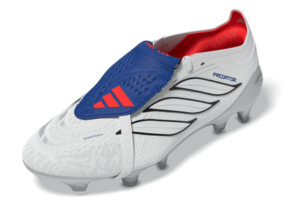 adidas Predator Elite FoldTongue FT BELLINGHAM FG Firm Ground Soccer Cleats - FTWhite /Zeromt /Royal Blue