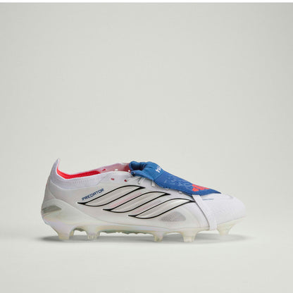 adidas Predator Elite FoldTongue FT BELLINGHAM FG Firm Ground Soccer Cleats - FTWhite /Zeromt /Royal Blue