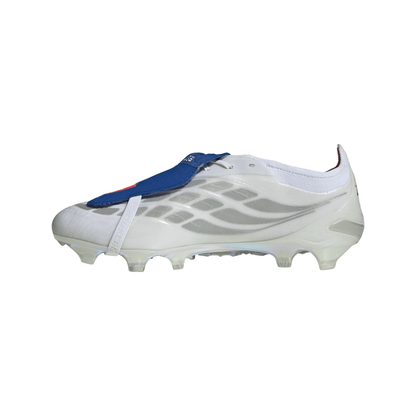 adidas Predator Elite FoldTongue FT BELLINGHAM FG Firm Ground Soccer Cleats - FTWhite /Zeromt /Royal Blue