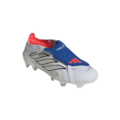 adidas Predator Elite FoldTongue FT BELLINGHAM FG Firm Ground Soccer Cleats - FTWhite /Zeromt /Royal Blue