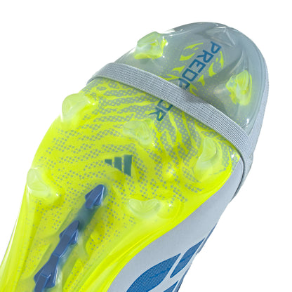 adidas Predator Elite FoldTongue FT FG Firm Ground Soccer Cleats - Blue/ Crystal Sky/ Ray Blue