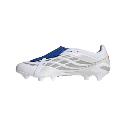 adidas Predator League Fold Tongue BELLINGHAM FG Firm Ground Soccer Cleats - FTWhite / Zeromt / Royal Blue