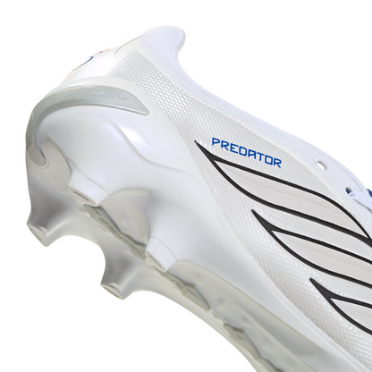 adidas Predator League Fold Tongue BELLINGHAM FG Firm Ground Soccer Cleats - FTWhite / Zeromt / Royal Blue