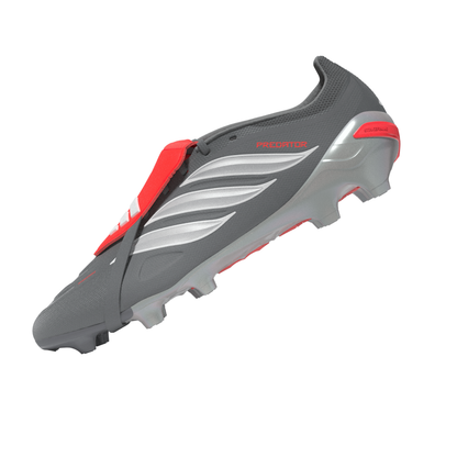 adidas Predator League FT FG Firm Ground - Iron Metallic / Zero Metalic / Lucid Red