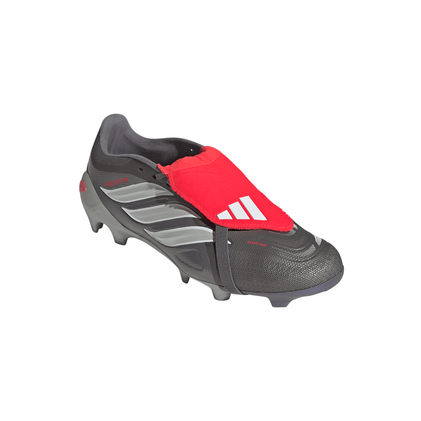 adidas Predator League FT FG Firm Ground - Iron Metallic / Zero Metalic / Lucid Red