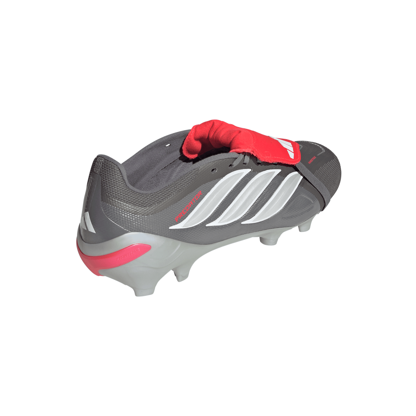 adidas Predator League FT FG Firm Ground - Iron Metallic / Zero Metalic / Lucid Red