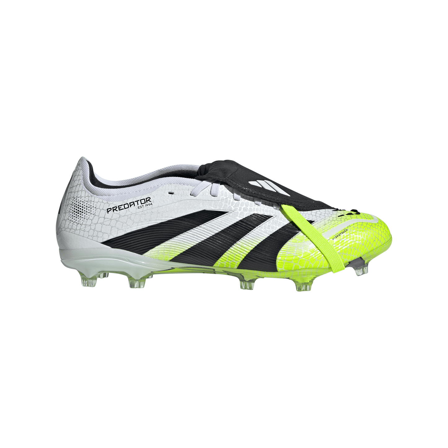 adidas Predator Pro FT FG Firm Ground Soccer Shoes - Ftwr White/ Core Black/ Lucid Lemon
