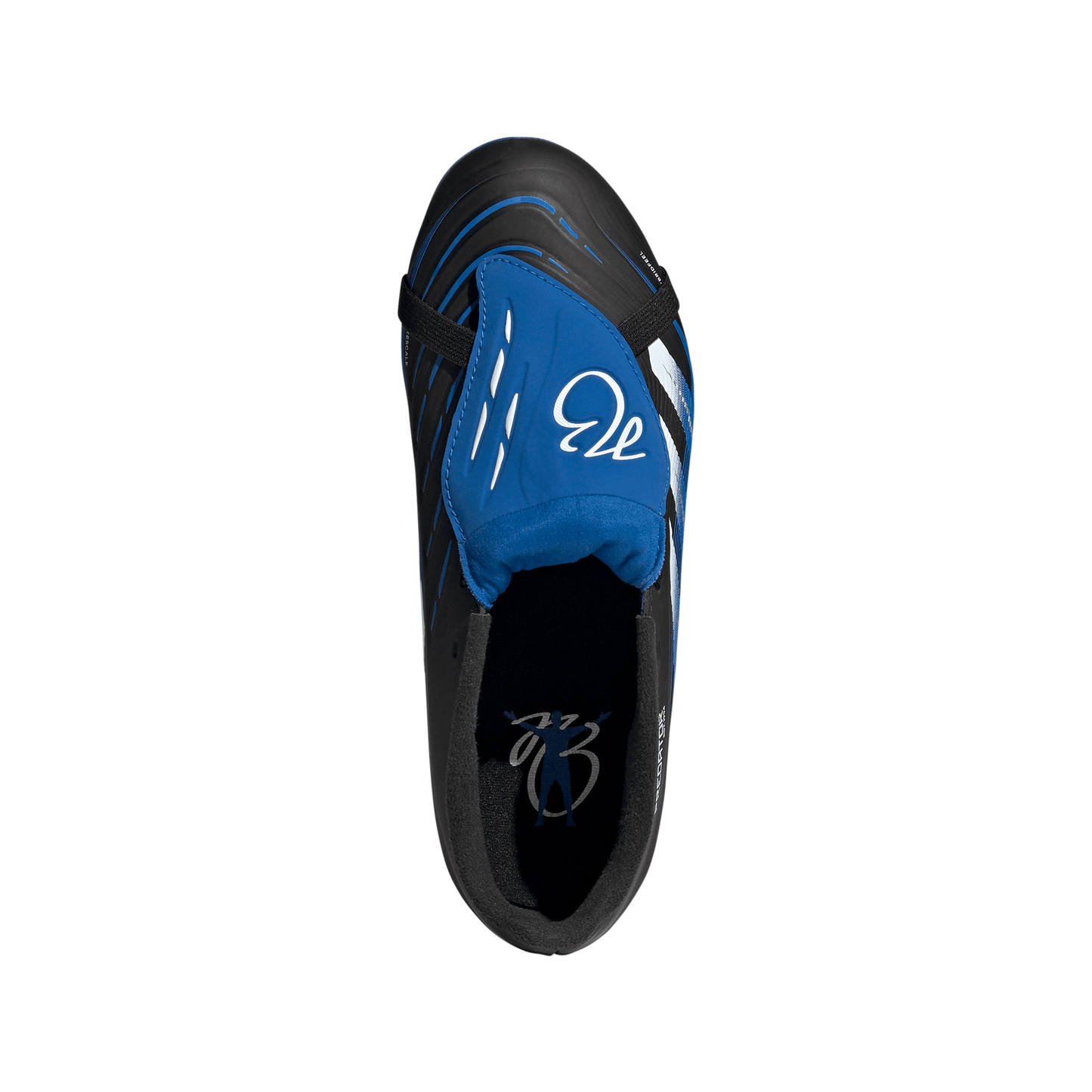 adidas Junior Predator League Jude Bellingham FT FG Firm Ground Soccer Cleat - Core Black/Cloud White/Glow Blue