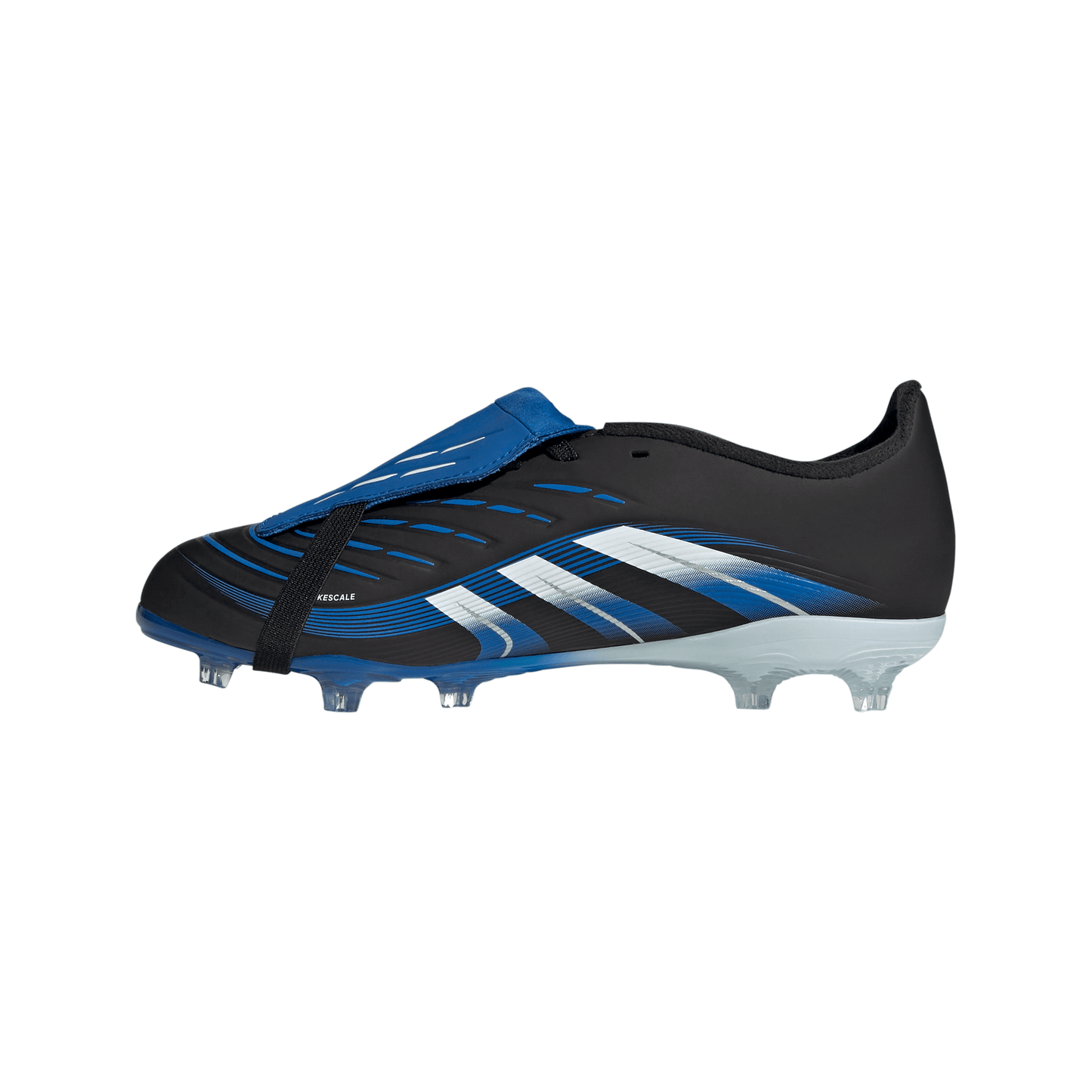 adidas Junior Predator League Jude Bellingham FT FG Firm Ground Soccer Cleat - Core Black/Cloud White/Glow Blue