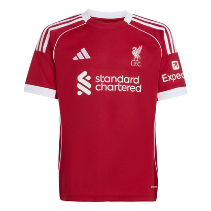 Youth adidas Replica Liverpool Home Jersey 2025/2026