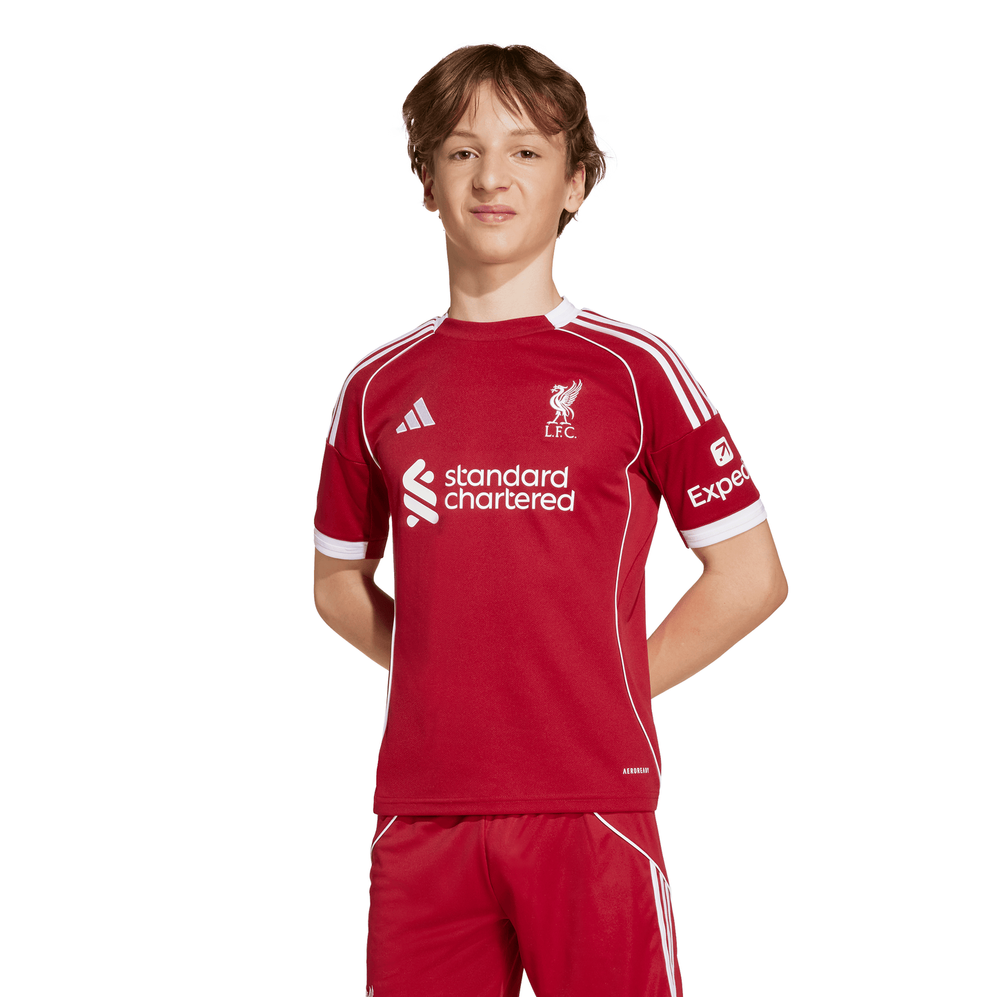 Youth adidas Replica Liverpool Home Jersey 2025/2026