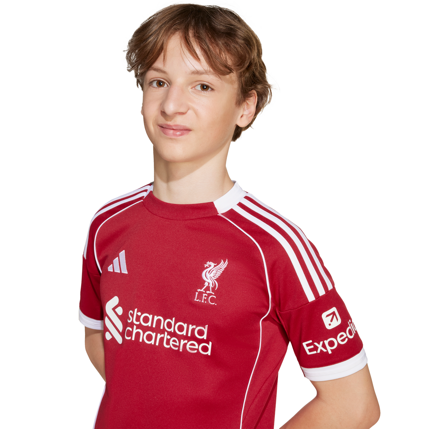 Youth adidas Replica Liverpool Home Jersey 2025/2026