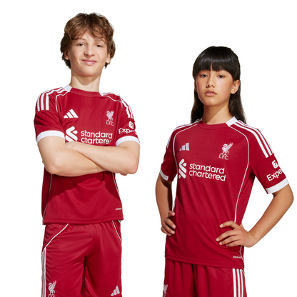 Youth adidas Replica Liverpool Home Jersey 2025/2026