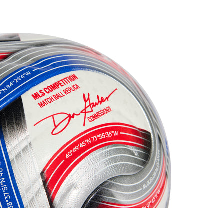 adidas MLS Competition NFHS Soccer Ball - White/Blue/Red
