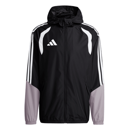 Men's adidas Tiro 26 Competition All Weather Jacket 2026 - Black/ Black/ Light Onix