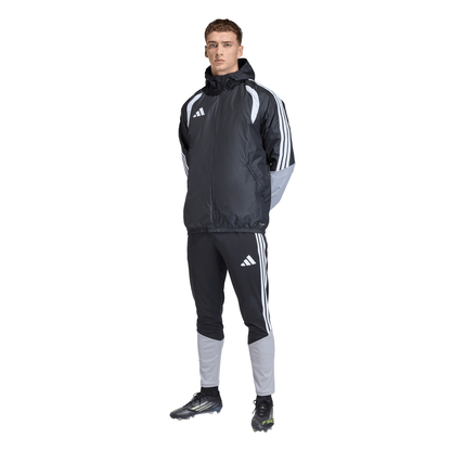 Men's adidas Tiro 26 Competition All Weather Jacket 2026 - Black/ Black/ Light Onix
