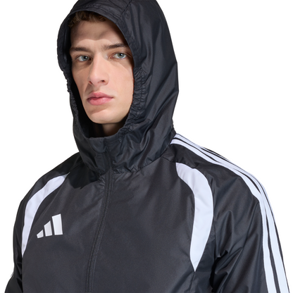 Men's adidas Tiro 26 Competition All Weather Jacket 2026 - Black/ Black/ Light Onix