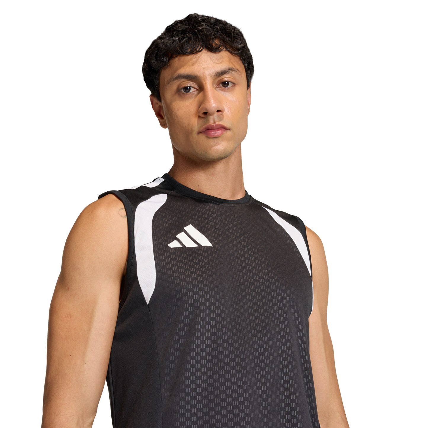 Men's adidas Tiro 26 Competition Sleeveless Jersey - Black/ Black/ Light Onix