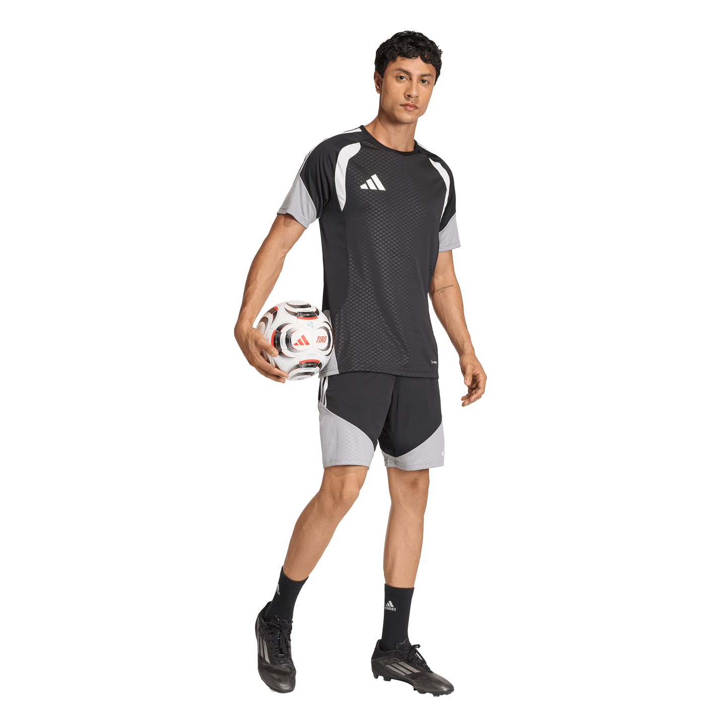 Men's adidas Tiro 26 Competition Training Jersey - Black/ Black/ Light Onix