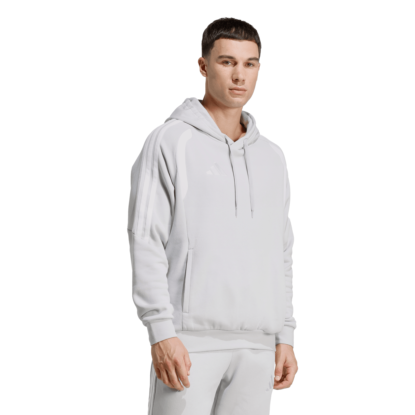 Men's adidas Tiro 26 League Sweat Hoodie - Grey/ Team Light/ White