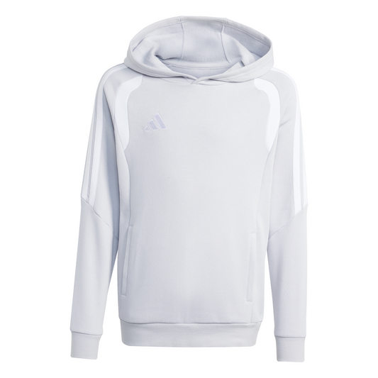 Kid's adidas Tiro 26 League Sweat Hoodie - Grey/ Team Light/ White