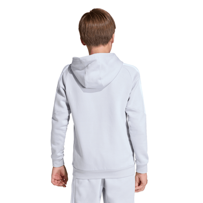 Kid's adidas Tiro 26 League Sweat Hoodie - Grey/ Team Light/ White