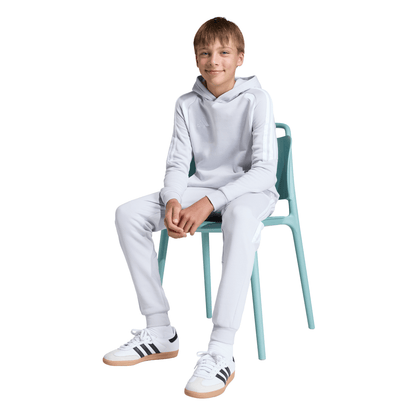 Kid's adidas Tiro 26 League Sweat Hoodie - Grey/ Team Light/ White