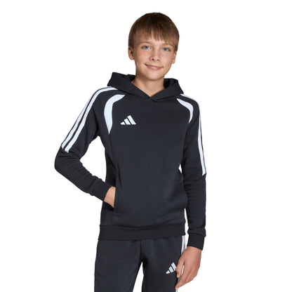 Kid's adidas Tiro 26 League Sweat Hoodie - Black/ Black/ White