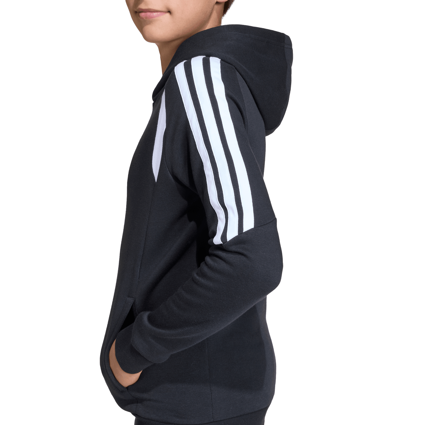 Kid's adidas Tiro 26 League Sweat Hoodie - Black/ Black/ White